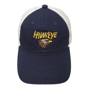 Outdoor Cap Hawkeye Mesh Strapback Cap Trucker Baseball Hat Bird Blue White
